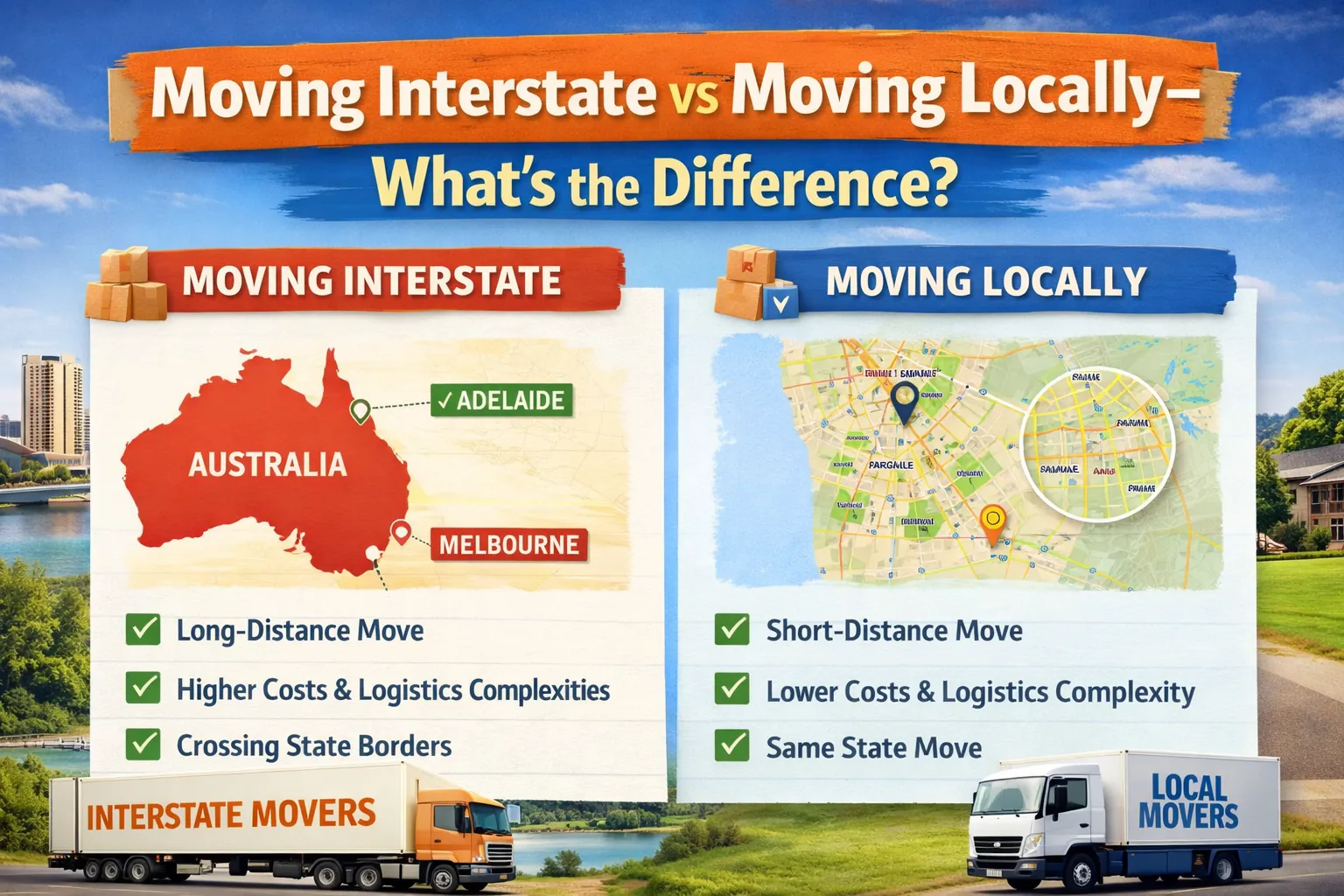 Adelaide to Melbourne Removalists