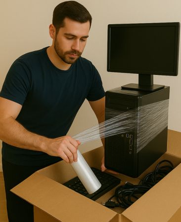 Packing Office It Items For Moving