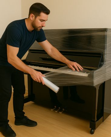 Packing A Piano For Moving
