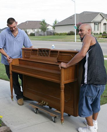 Upright Piano Relocation within Adelaide CBD