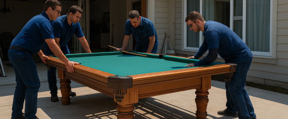 How We Successfully Transported a 900kg Pool Table Without Damage