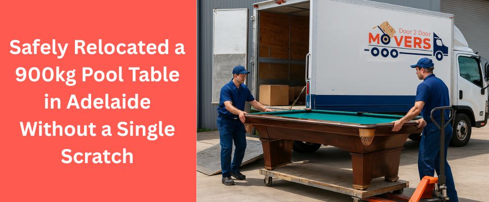 How We Successfully Transported a 900kg Pool Table Without Damage