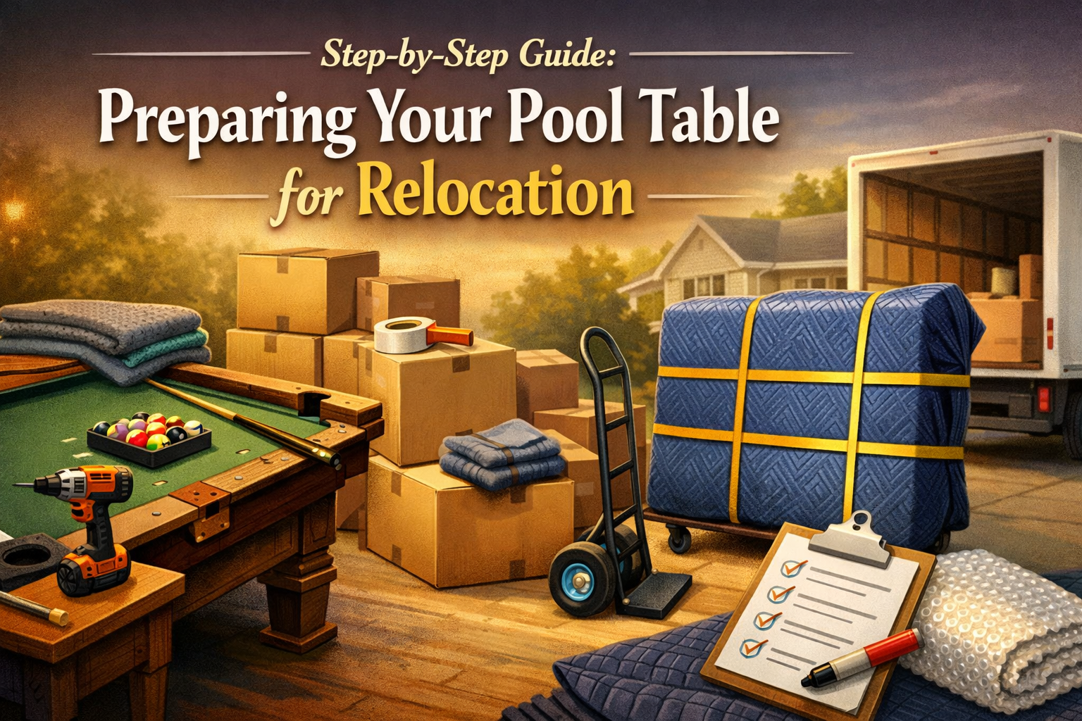 Preparing Your Pool Table for Relocation